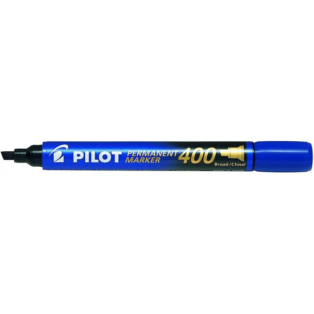 Pilot Permanent Marker 100 Value Pack Box 15+5 Blue - Chisel Tip (20)