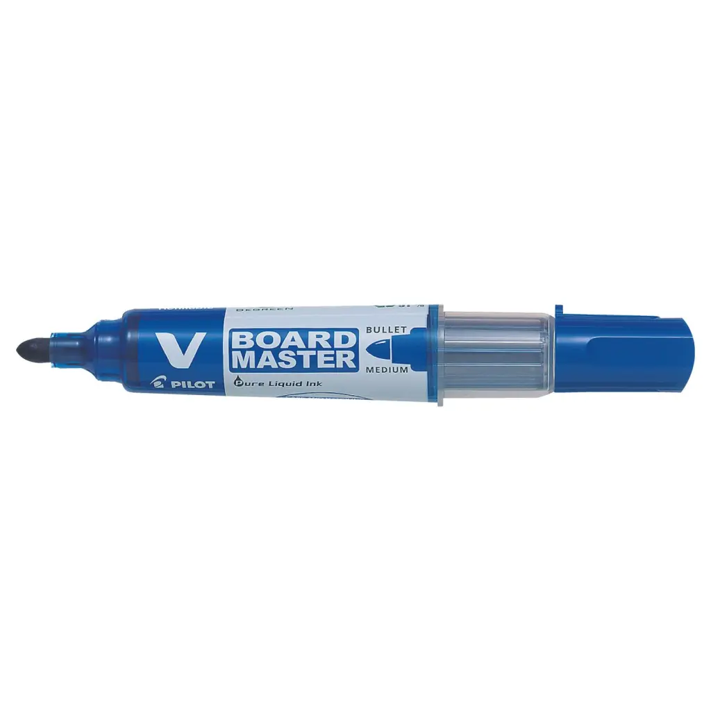 Pilot V-Board Master Whiteboard Marker Blue Medium - Bullet Tip (10)