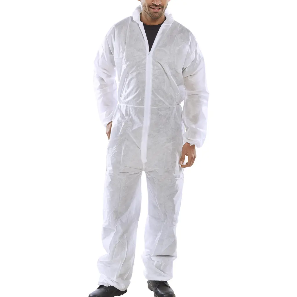 Polprop Disposable Boilersuit White Small Pack of 50
