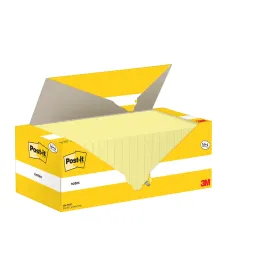 Post-it® Notes Canary Yellow 76 mm x 76 mm Promo Pack 100 Sheets/Pad 16 + 4 FREE Pads/Pack Cardboard Pack 100% PEFC SGSCH-PEFC-COC-110078
