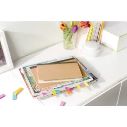 Post-it® Notes Markers Assorted Colours 15 mm x 50 mm 100 Sheets/Pad 5 Pads/Pack
