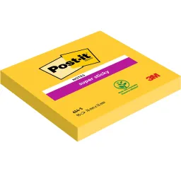 Post-it Super Sticky Notes Ultra Colours 76x76mm Pack of 6