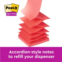 Post-it Super Sticky Z-Notes Assorted Colours 76x76mm Promo Pack Pad 20 + 4 FREE Pads