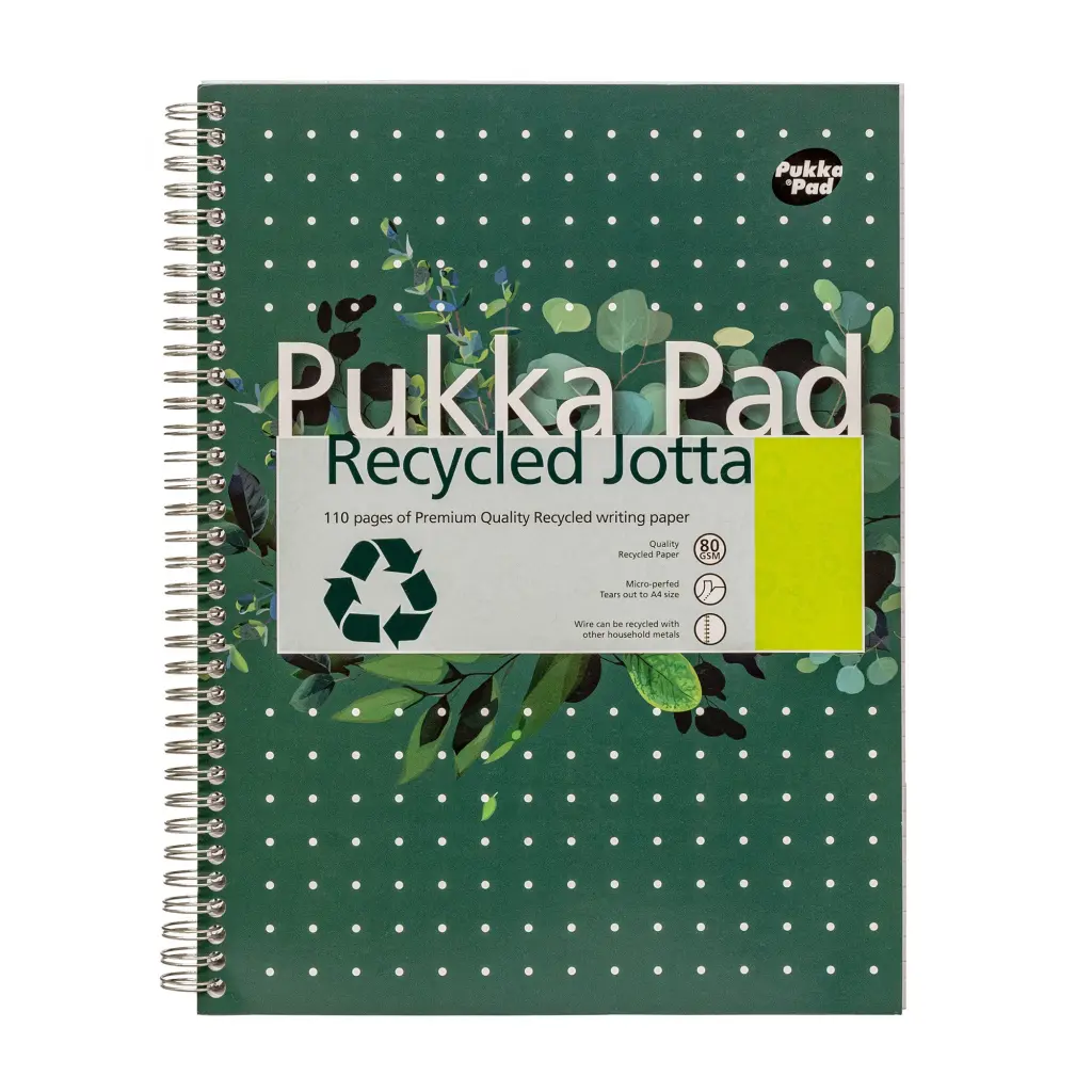 Pukka A4 Recycled Jotta Pad PK3