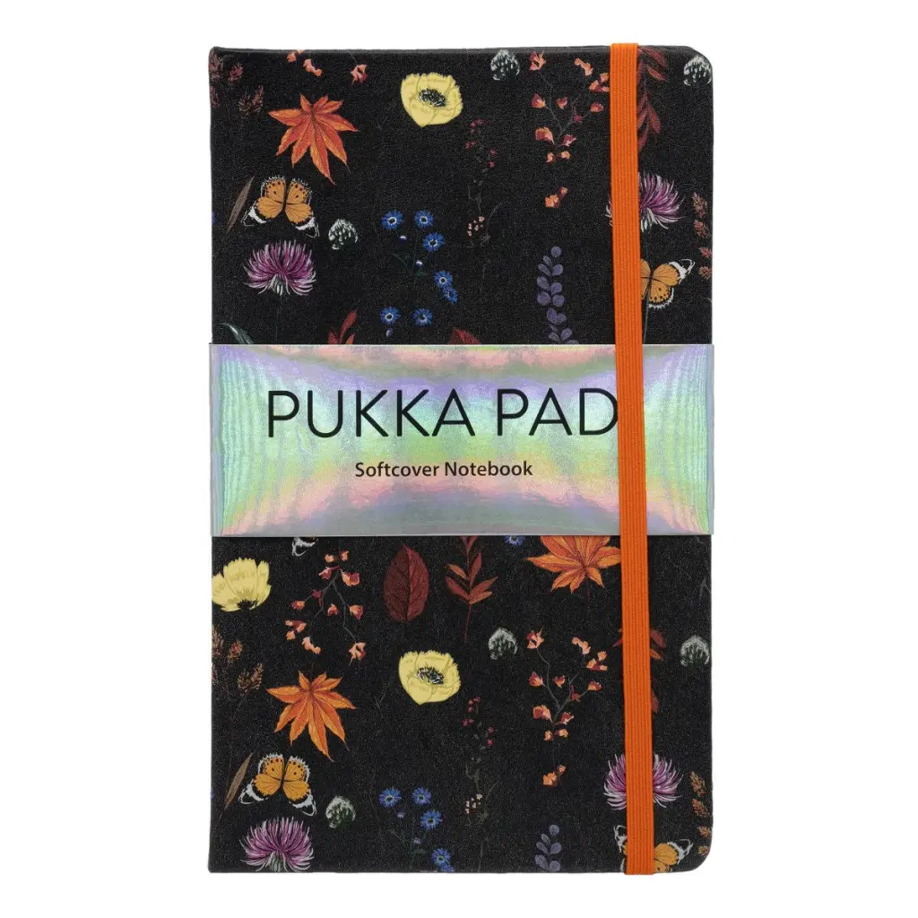 Pukka Bloom Softcover Pad Black (Pack of 3)