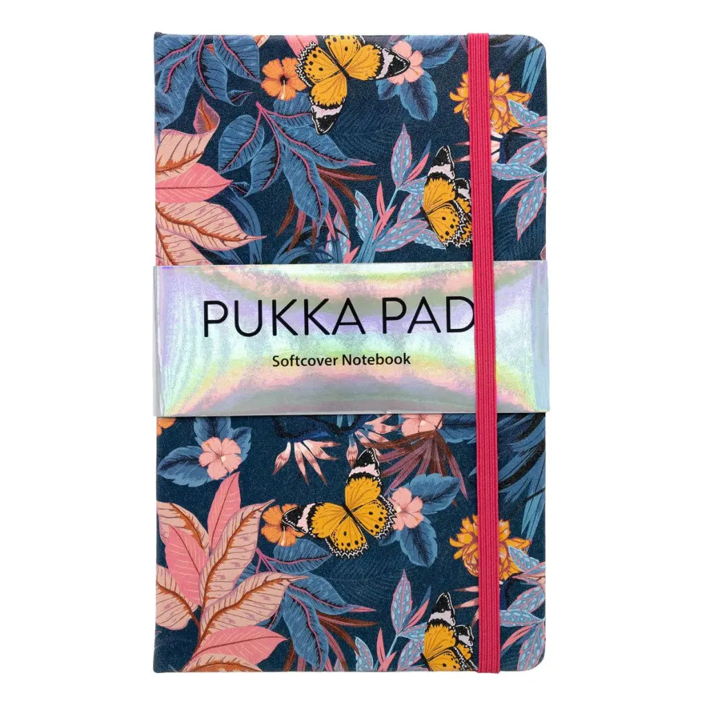 Pukka Bloom Softcover Pad Blue (Pack of 3)