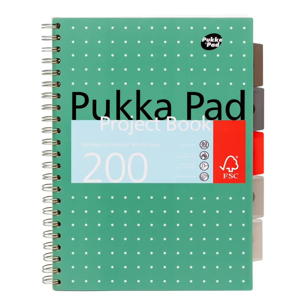 Pukka Metallic Project Book A4 PP PK3