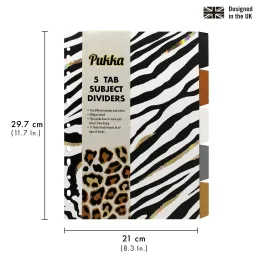 Pukka Pad Wild A4 5 Part Dividers 