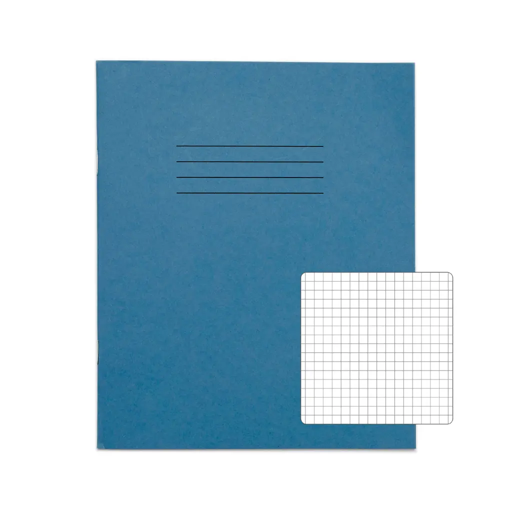 RHINO 8 x 6.5 Exercise Book 48 Page Light Blue S5 (Pack of 100)