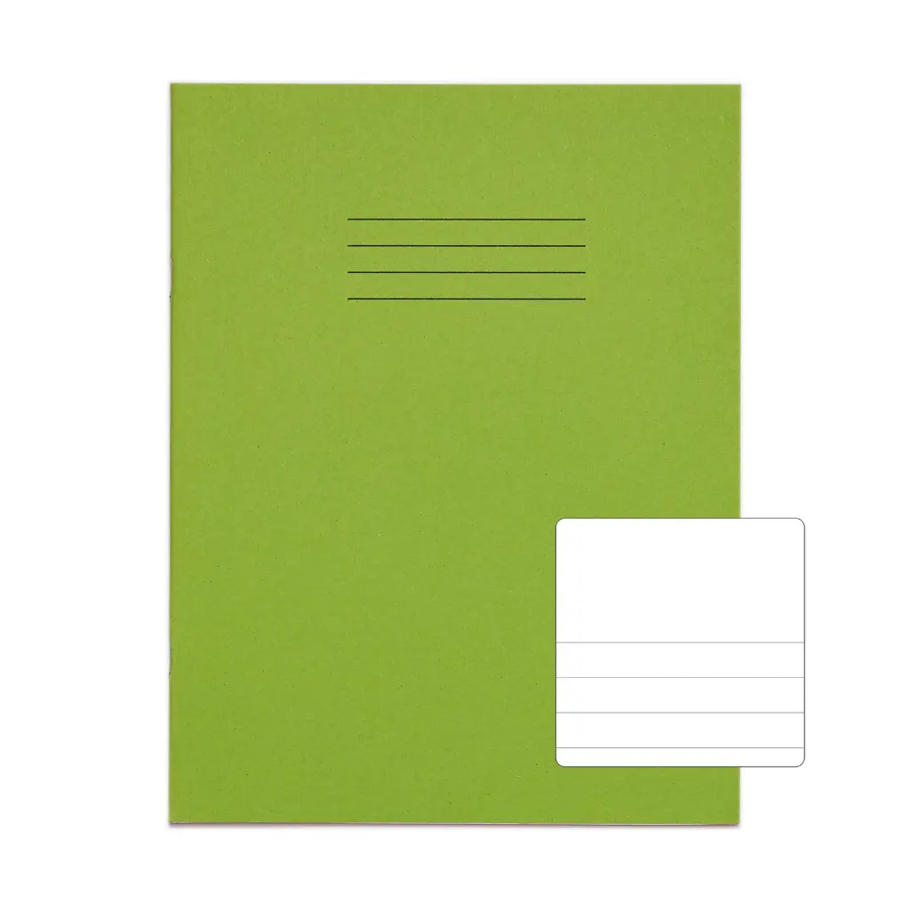 RHINO 9 x 7 Project Book 32 Page Light Green TB/F12 (Pack of 10)