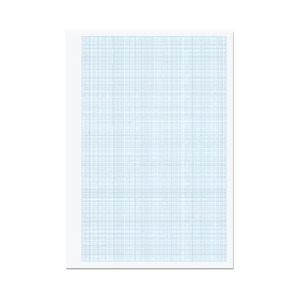 RHINO A4 Graph Paper 500 Leaf 1:5:10 Graph Ruling (Pack of 5)