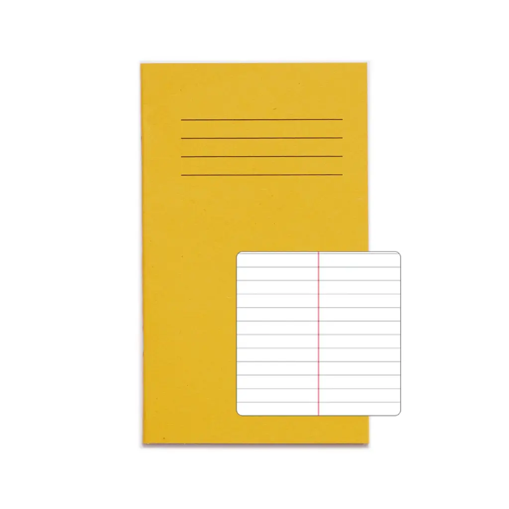 RHINO A6+ Vocabulary Exercise Book 48 Page Yellow F7CM (Pack of 10)