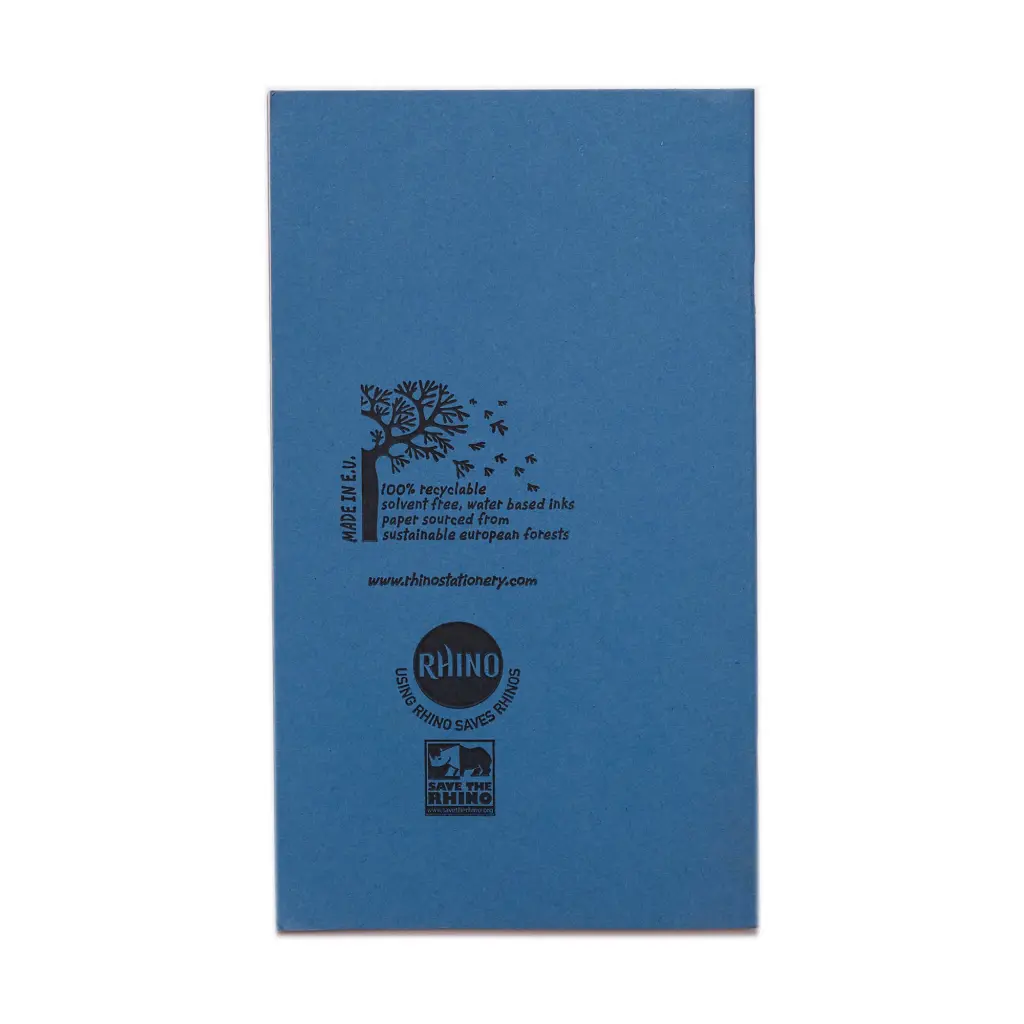 RHINO 200 x 120 Exercise Book 80 Page, Light Blue, F6 (Pack of 100)