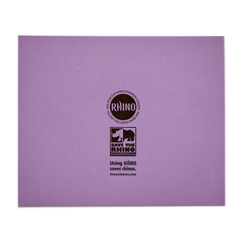 RHINO 6 x 8 Learn to Write Book 32 Page, Purple, Narrow-Ruled LTW4B:15R (Pack of 10)