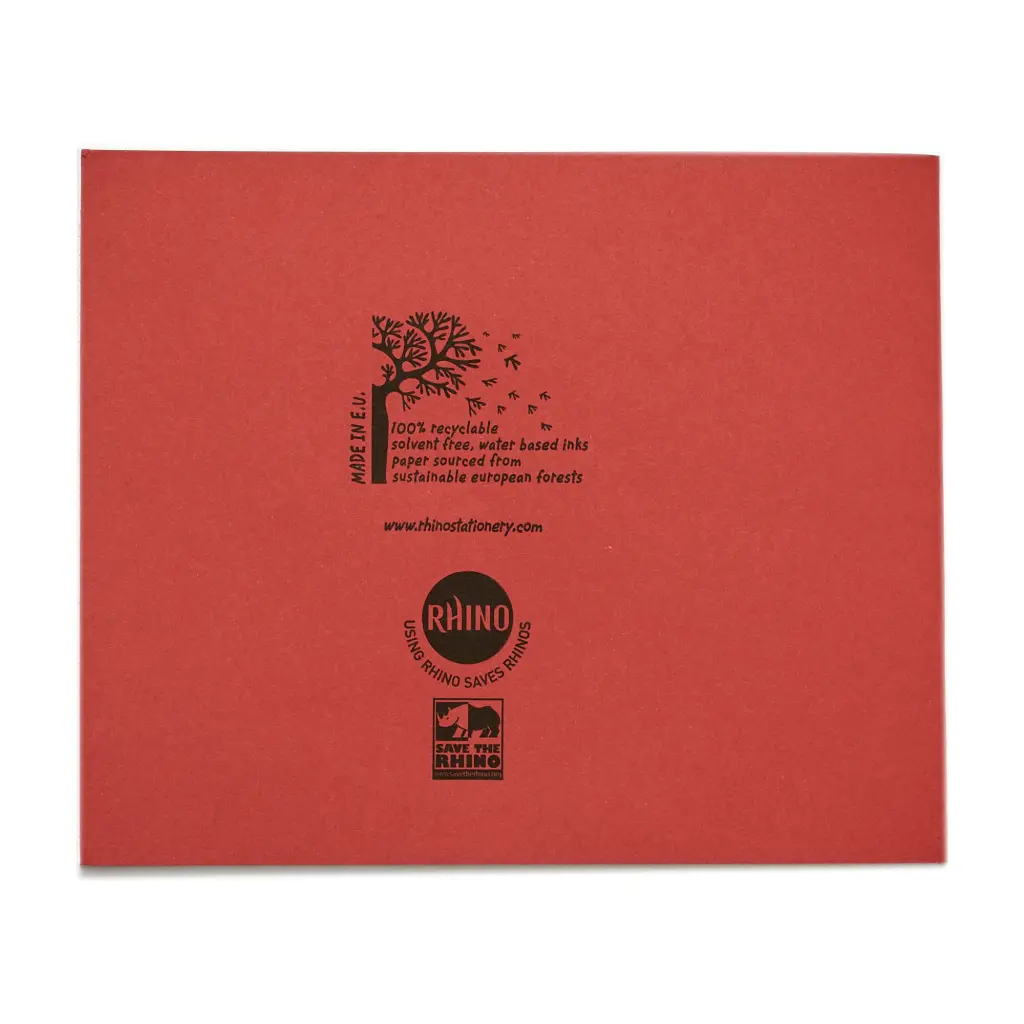 RHINO 6 x 8 Learn to Write Book 32 Page, Red, Wide-Ruled LTW6B:20R (Pack of 10)