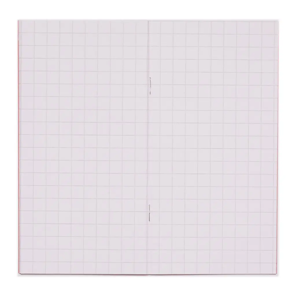 RHINO 8 x 4 Exercise Book 32 Pages, Pink 10mm Squared (Pack of 100)