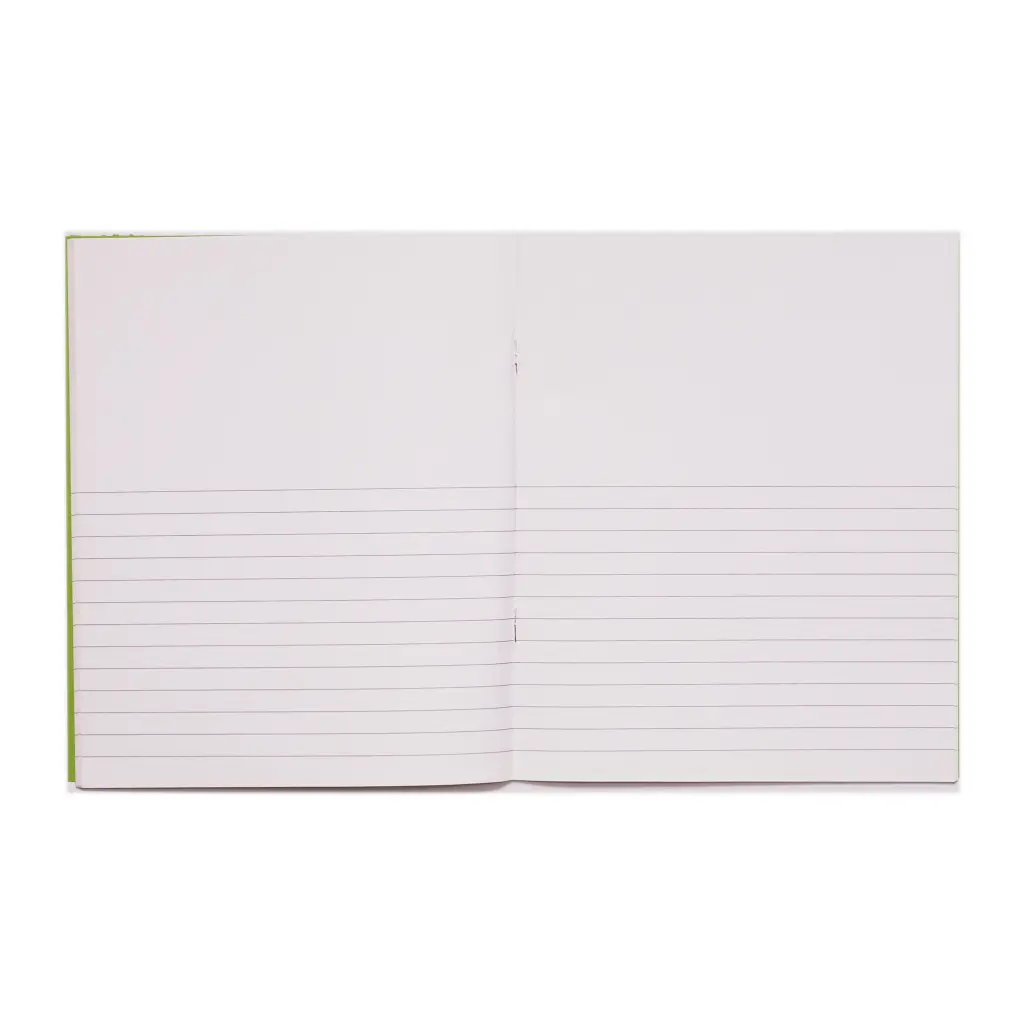 RHINO 8 x 6.5 Exercise Book 32 Page, Light Green, TB/F8 (Pack of 100)