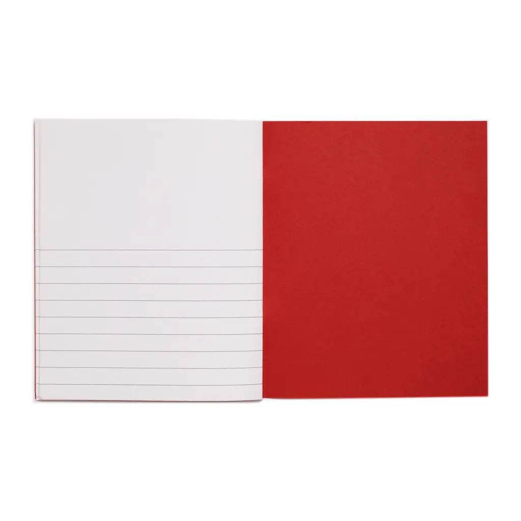 RHINO 8 x 6.5 Exercise Book 32 Page, Red, TB/F12 (Pack of 100)
