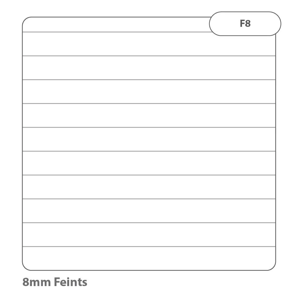 RHINO 8 x 6.5 Exercise Book 48 Page, Light Blue, F8 (Pack of 100)