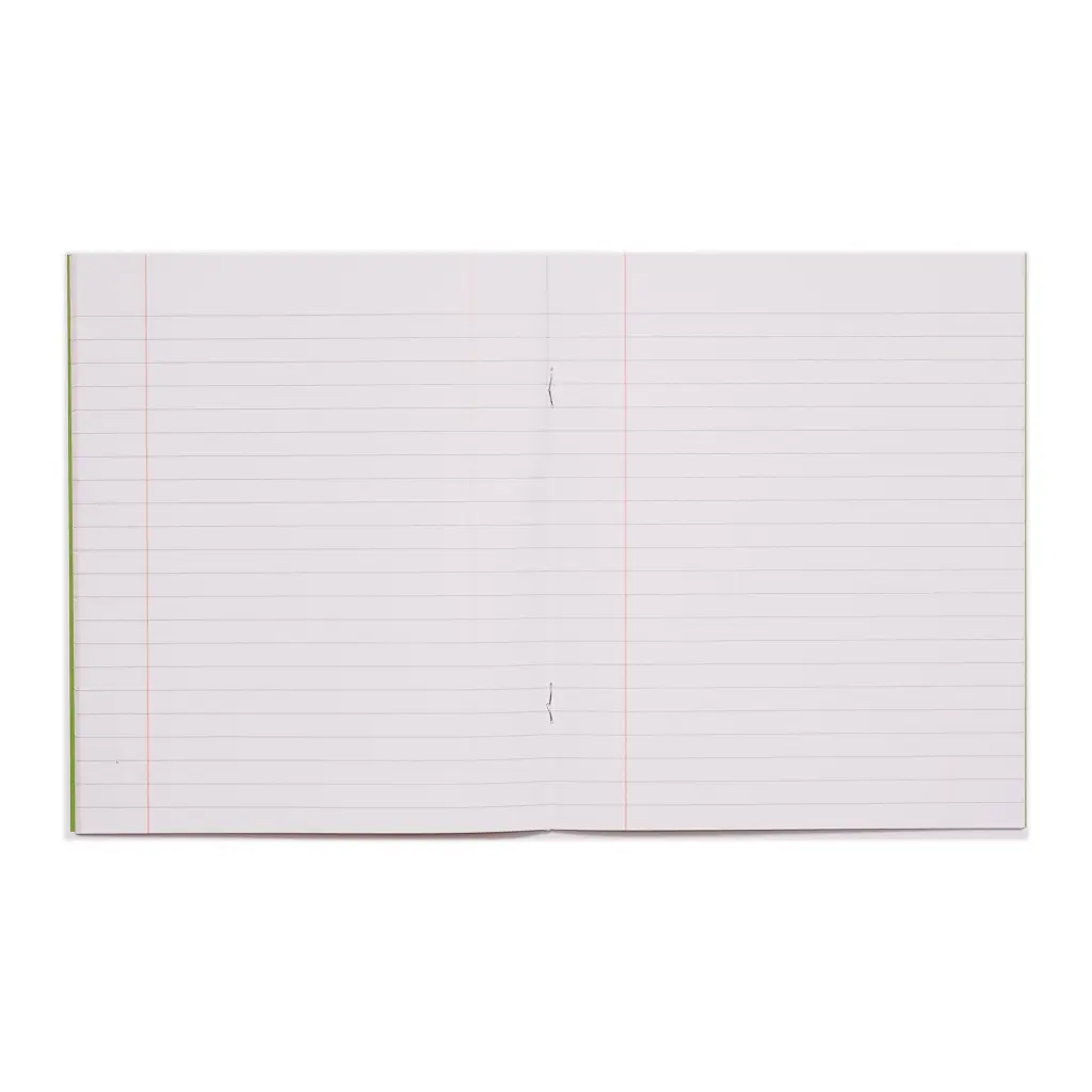 RHINO 8 x 6.5 Exercise Book 48 Page, Light Green, F8M (Pack of 100)
