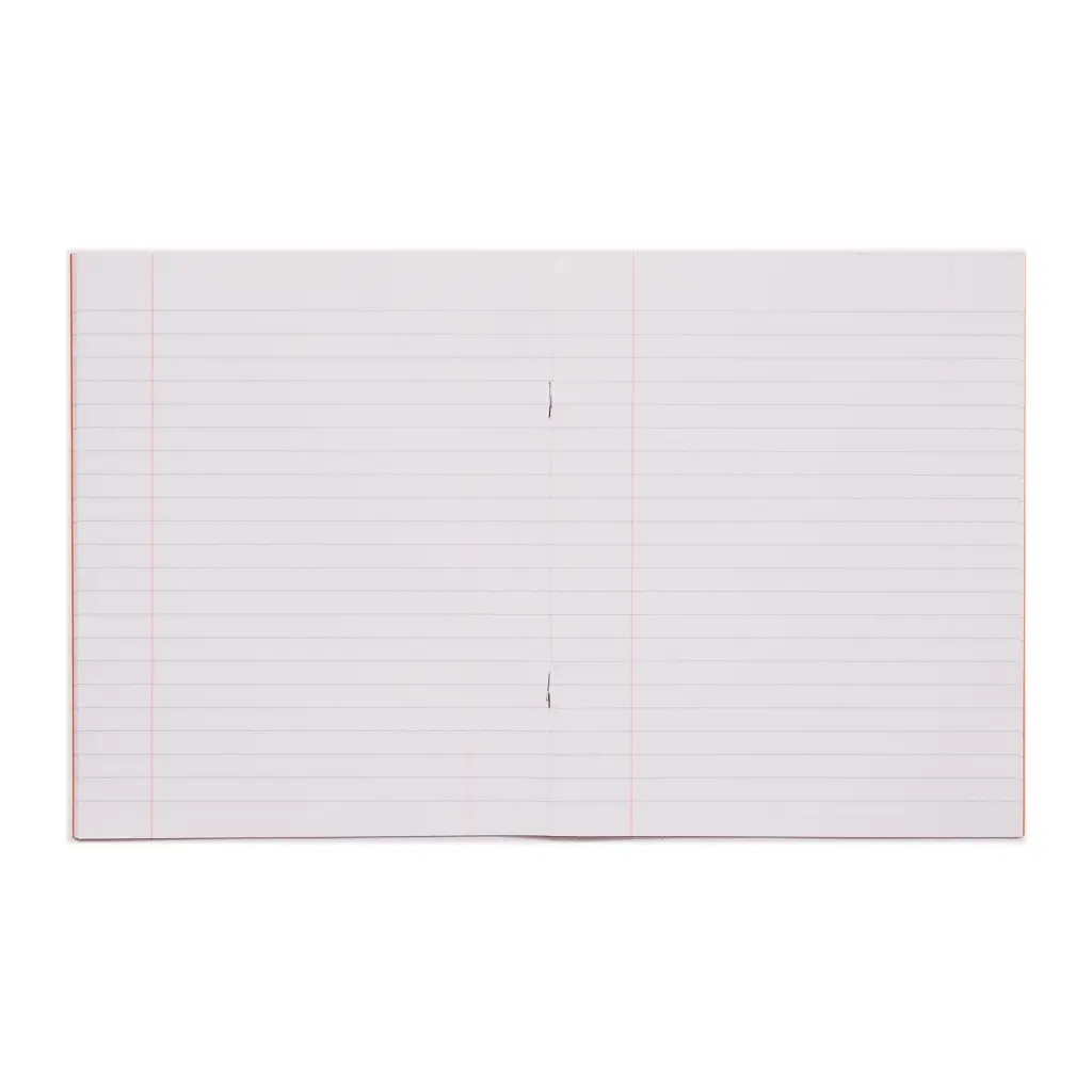 RHINO 8 x 6.5 Exercise Book 48 Page, Orange, F8M (Pack of 100)