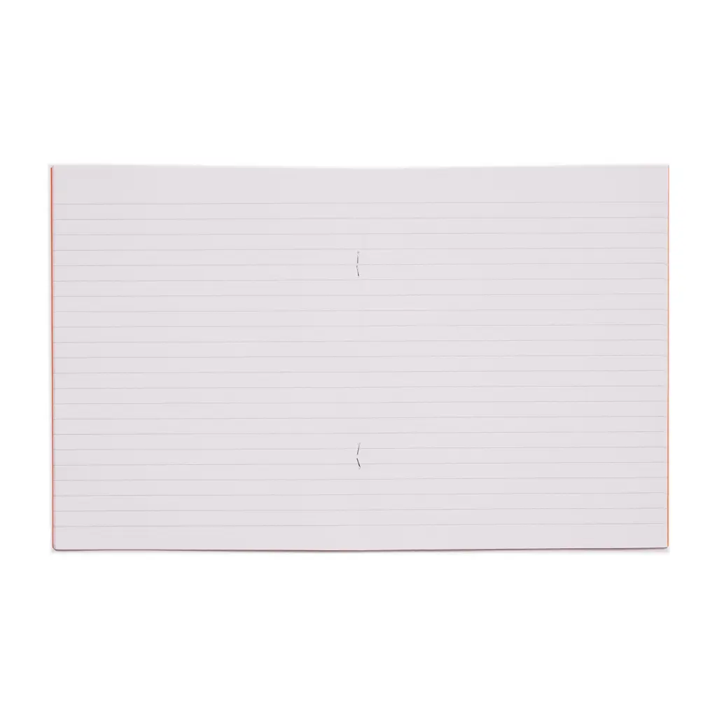 RHINO 8 x 6.5 Exercise Book 48 Page, Orange, F8 (Pack of 100)