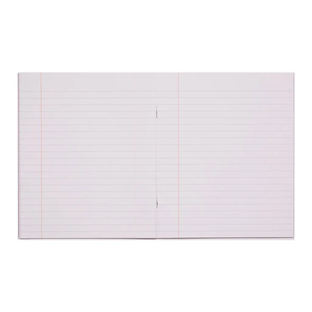 RHINO 8 x 6.5 Exercise Book 48 Page, Purple, F8M (Pack of 100)