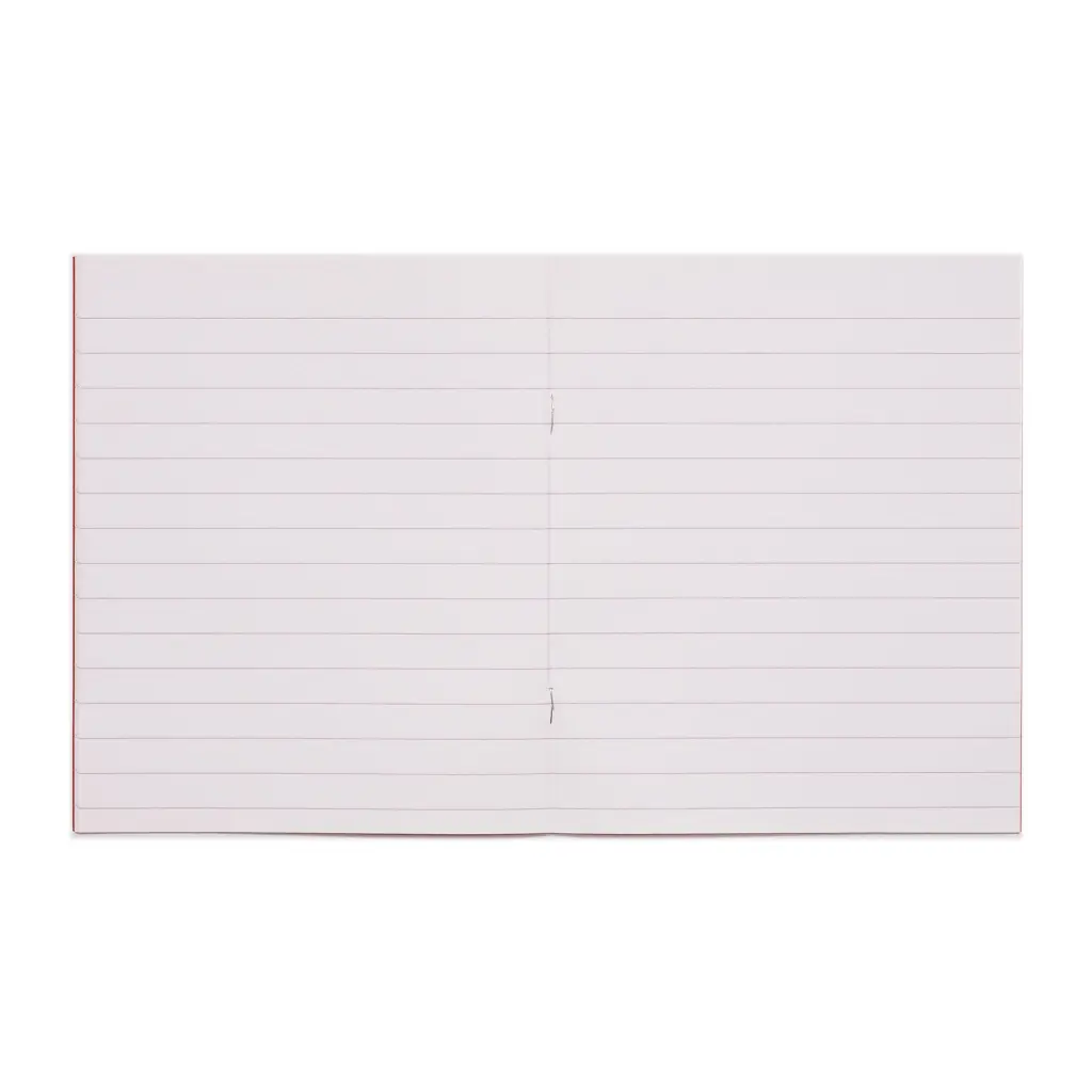 RHINO 8 x 6.5 Exercise Book 48 Page, Red, F12 (Pack of 100)
