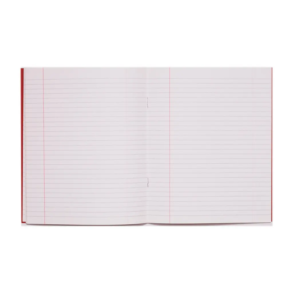 RHINO 8 x 6.5 Exercise Book 48 Page, Red, F6M (Pack of 100)