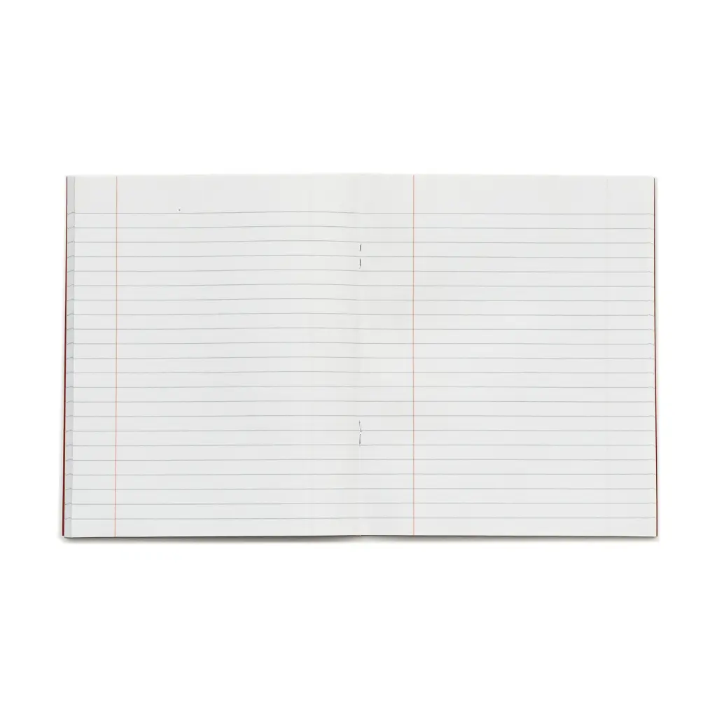 RHINO 8 x 6.5 Exercise Book 48 Page, Red, F8M (Pack of 100)