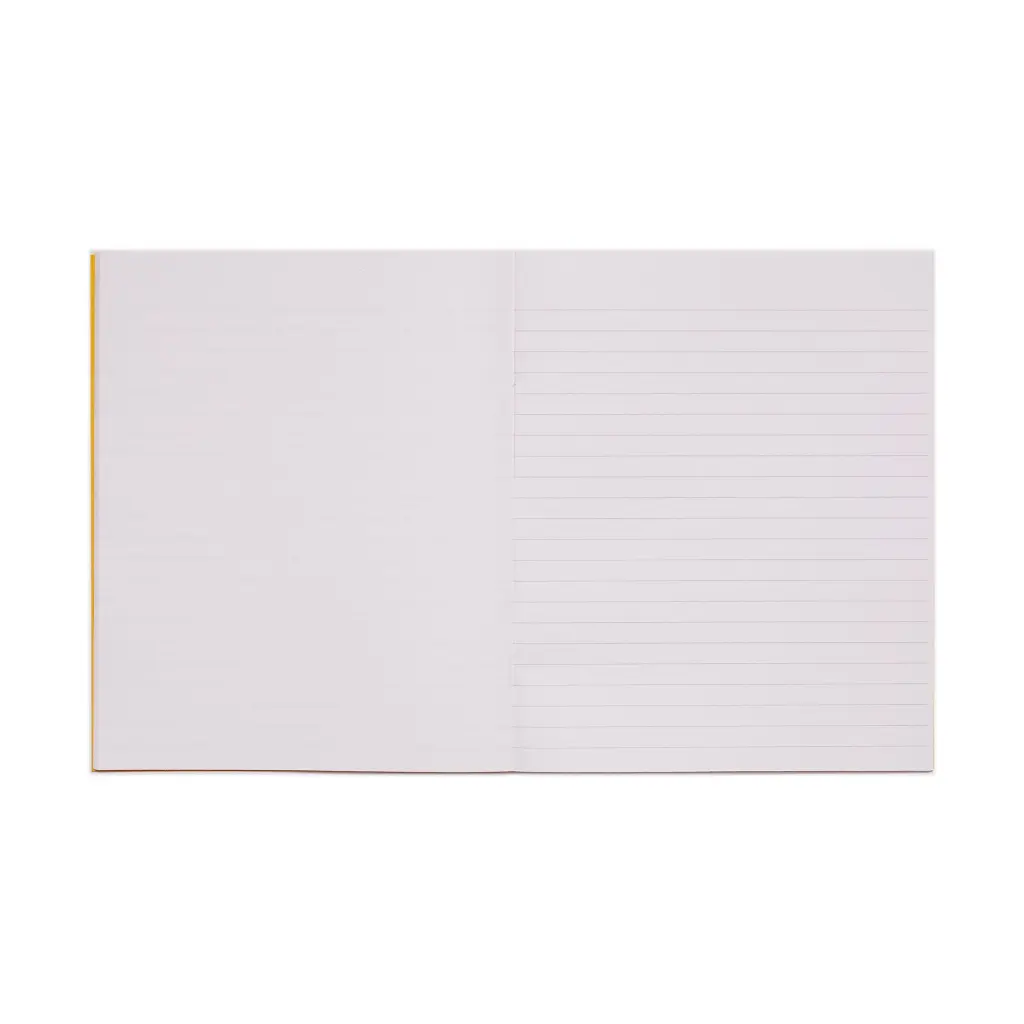 RHINO 8 x 6.5 Exercise Book 48 Page, Yellow, F8/B (Pack of 100)
