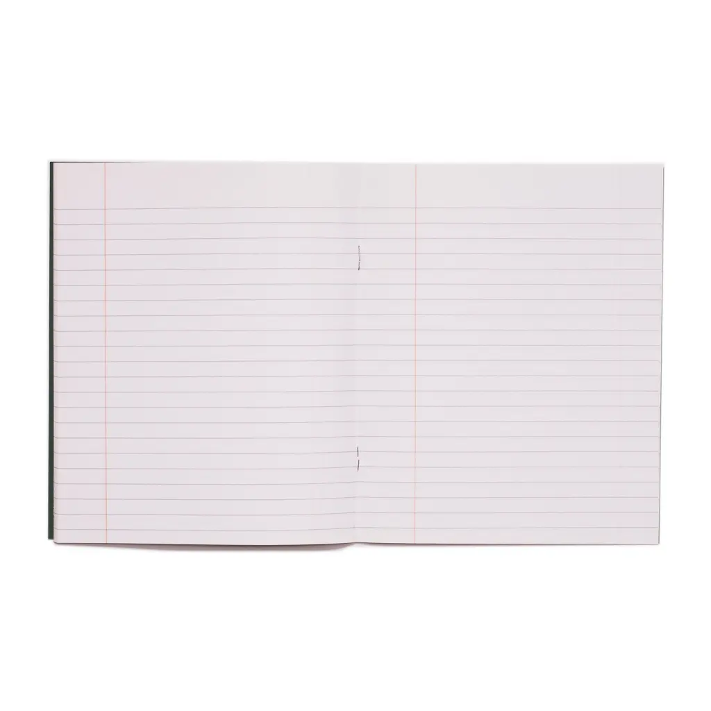 RHINO 8 x 6.5 Exercise Book 80 Page, Dark Green, F8M (Pack of 100)