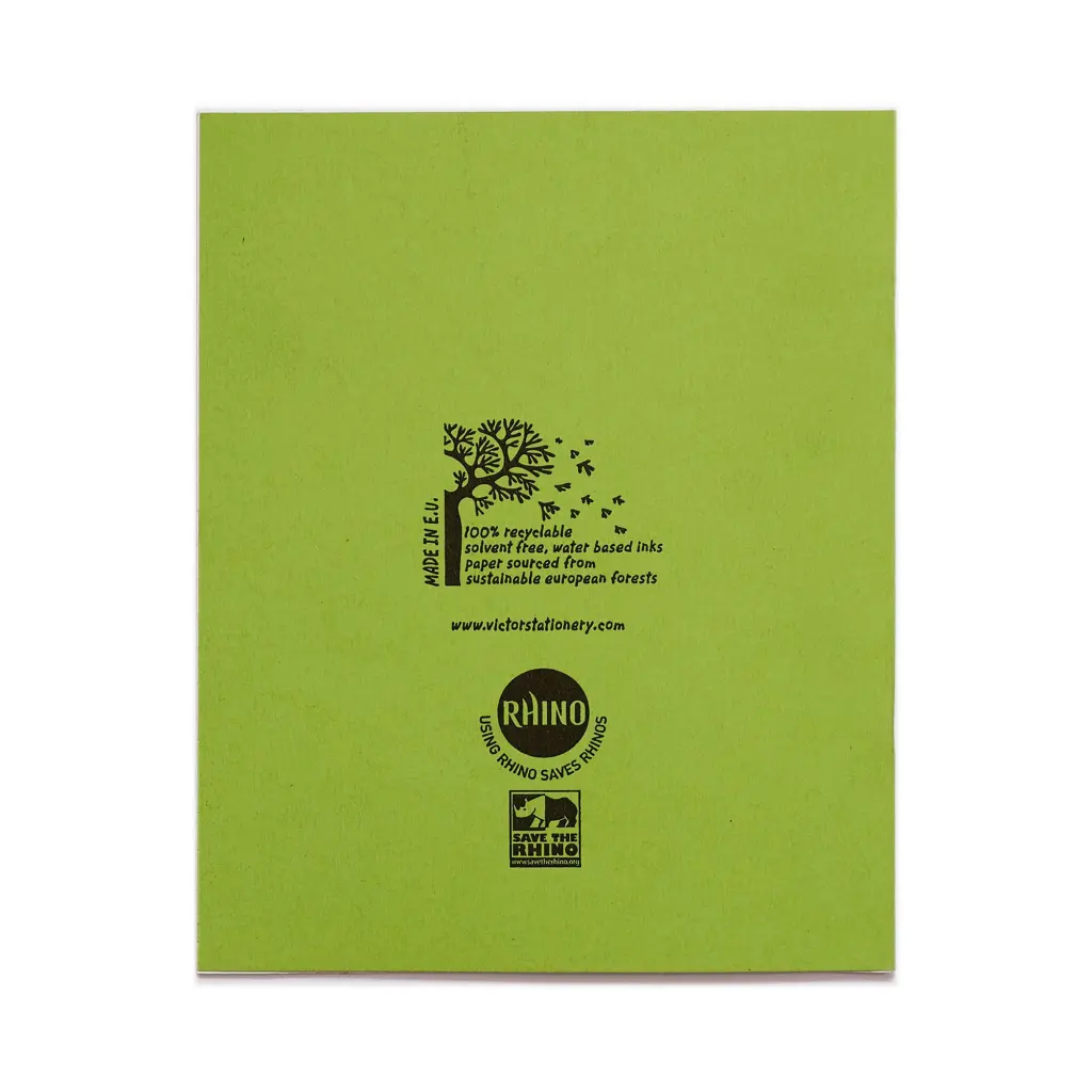 RHINO 8 x 6.5 Exercise Book 80 Page Light (Pack of 100)