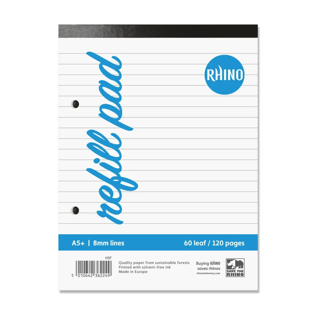 RHINO 8 x 6 Refill Pad 60 Leaf, F8 (Pack of 6)