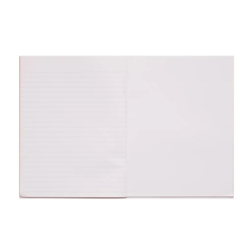 RHINO 9 x 7 Exercise Book 48 Page, Orange, F8/B (Pack of 100)