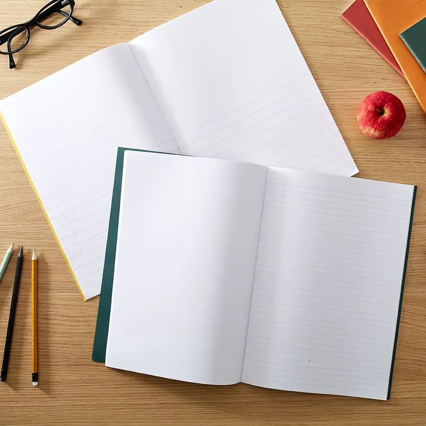 RHINO 9 x 7 Exercise Book 48 Page, Orange, F8/B (Pack of 100)