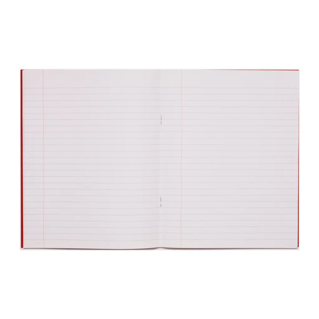 RHINO 9 x 7 Exercise Book 48 Page, Red, F8M (Pack of 100)