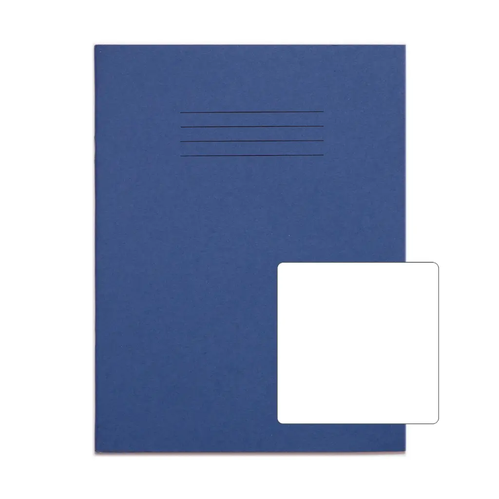 RHINO 9 x 7 Exercise Book 80 Page, Dark Blue, B (Pack of 100)