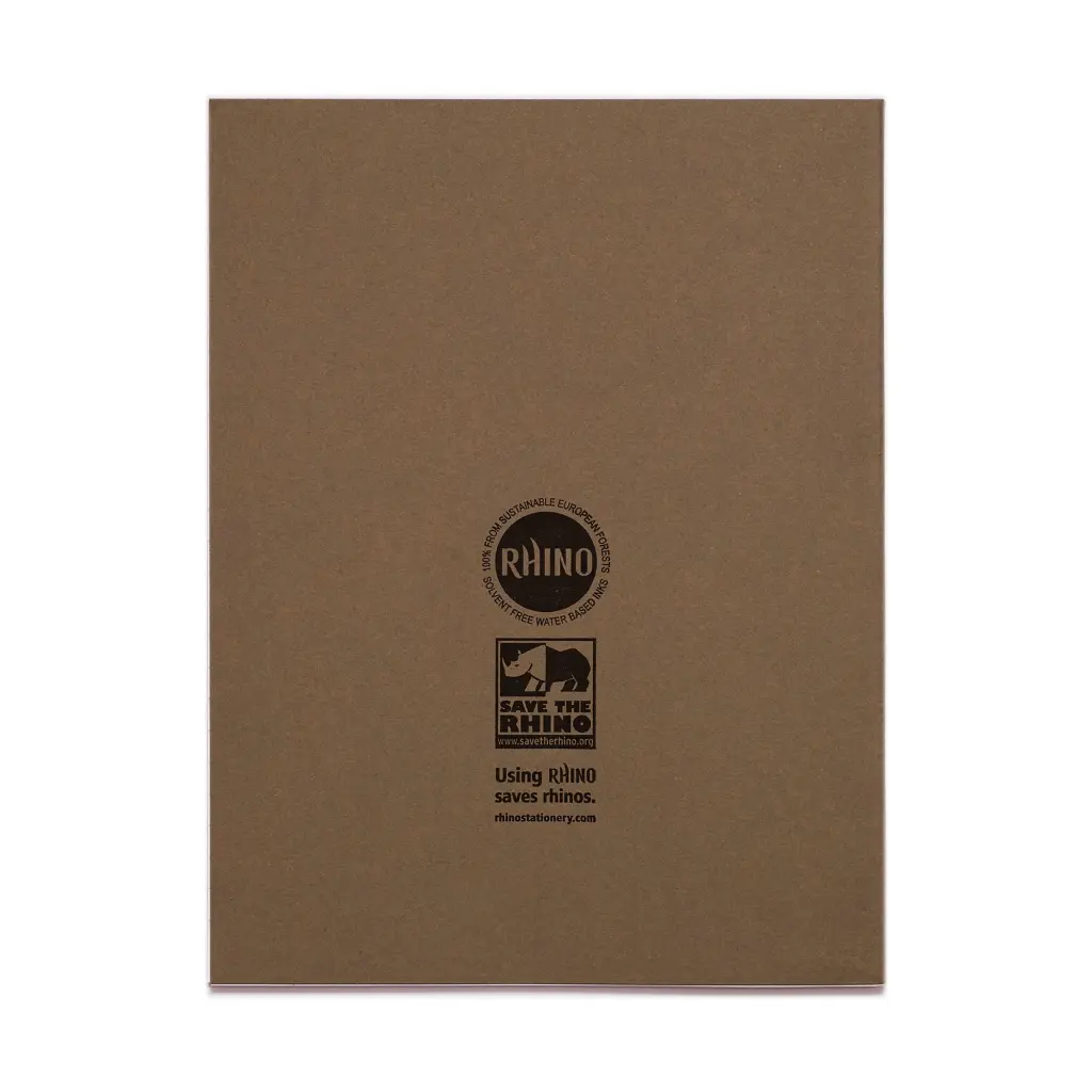RHINO 9 x 7 Exercise Book 80 Page, Grey, F8M (Pack of 100)