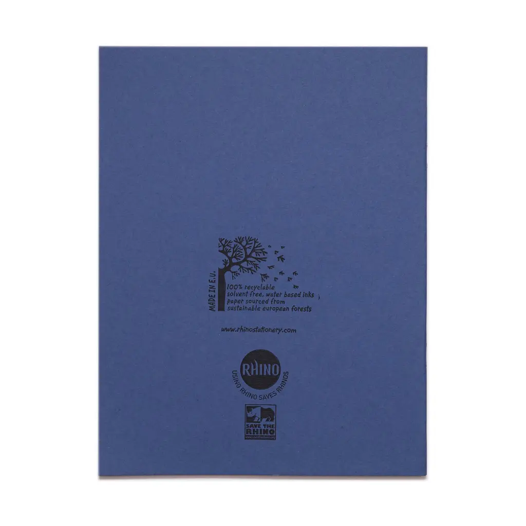 RHINO 9 x 7 Exercise Book 80 Page, Light Blue, F6M (Pack of 100)