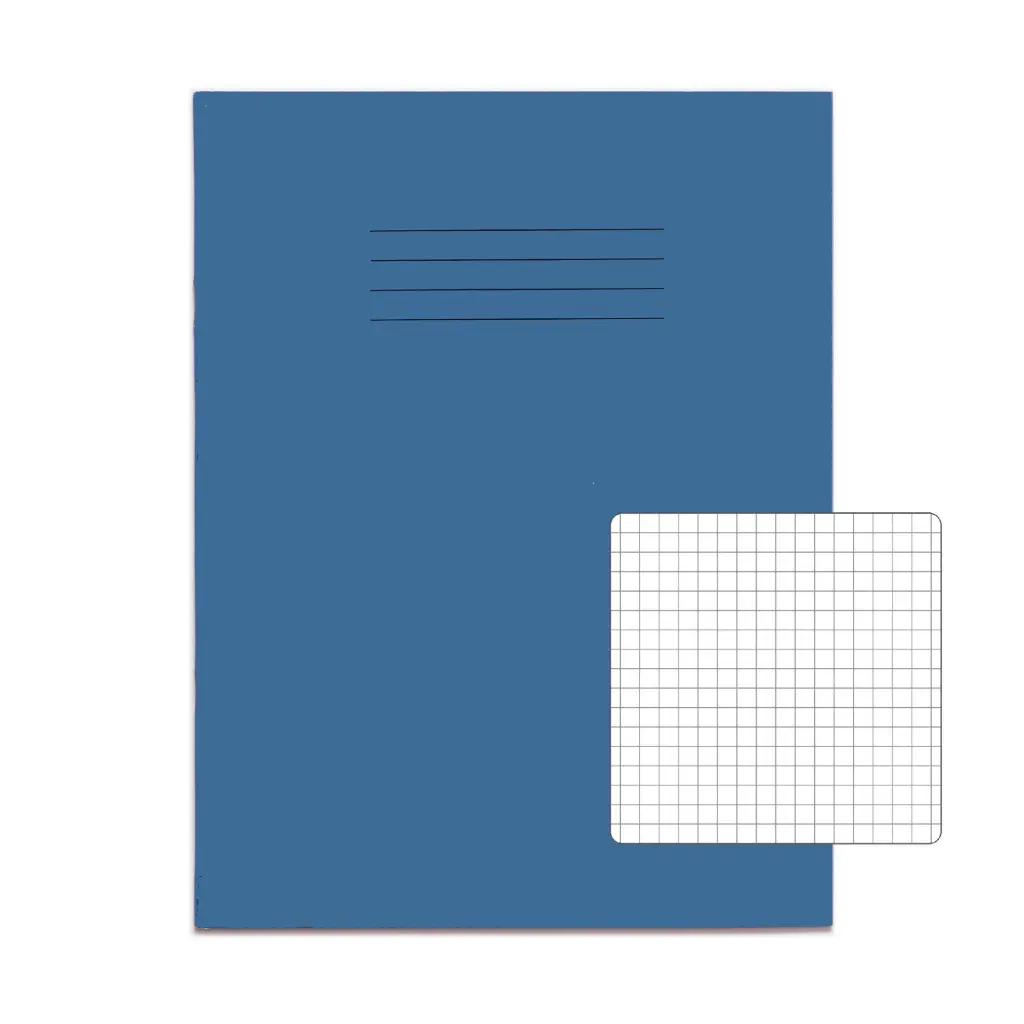 RHINO 9 x 7 Exercise Book 80 Page, Light Blue, S5 (Pack of 100)