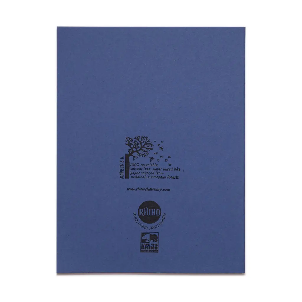 RHINO 9 x 7 Exercise Book 80 Page, Light Blue, S5 (Pack of 100)