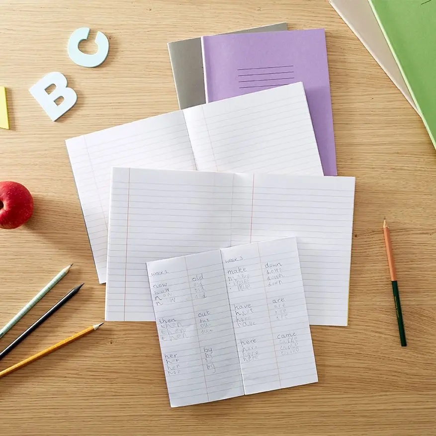 RHINO 9 x 7 Exercise Book 80 Page, Light Green, F6M (Pack of 100)