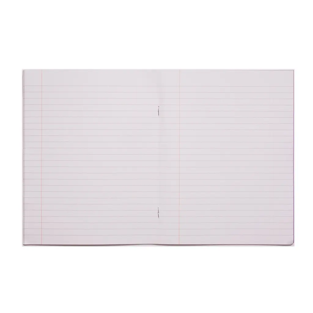 RHINO 9 x 7 Exercise Book 80 Page, Purple, F8M (Pack of 100)