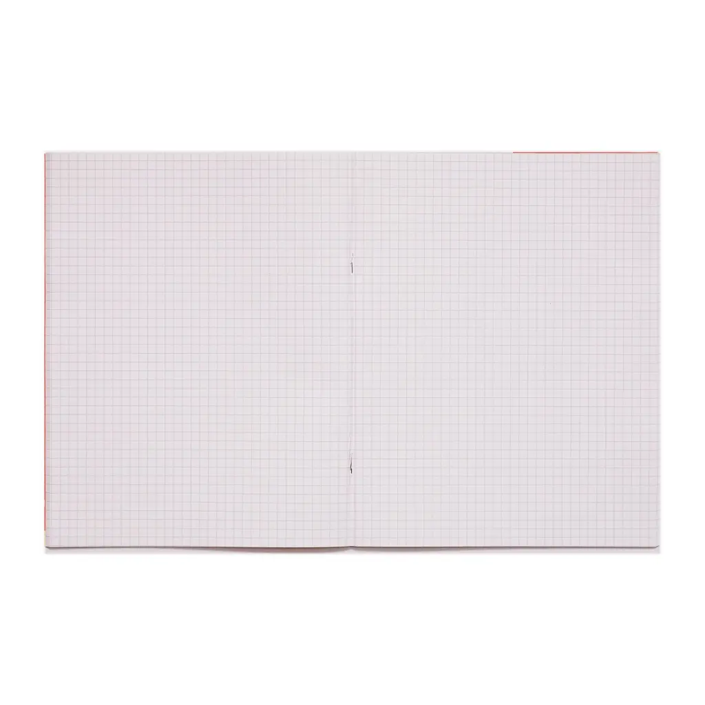 RHINO 9 x 7 Exercise Book 80 Page, Red, S5 (Pack of 100)