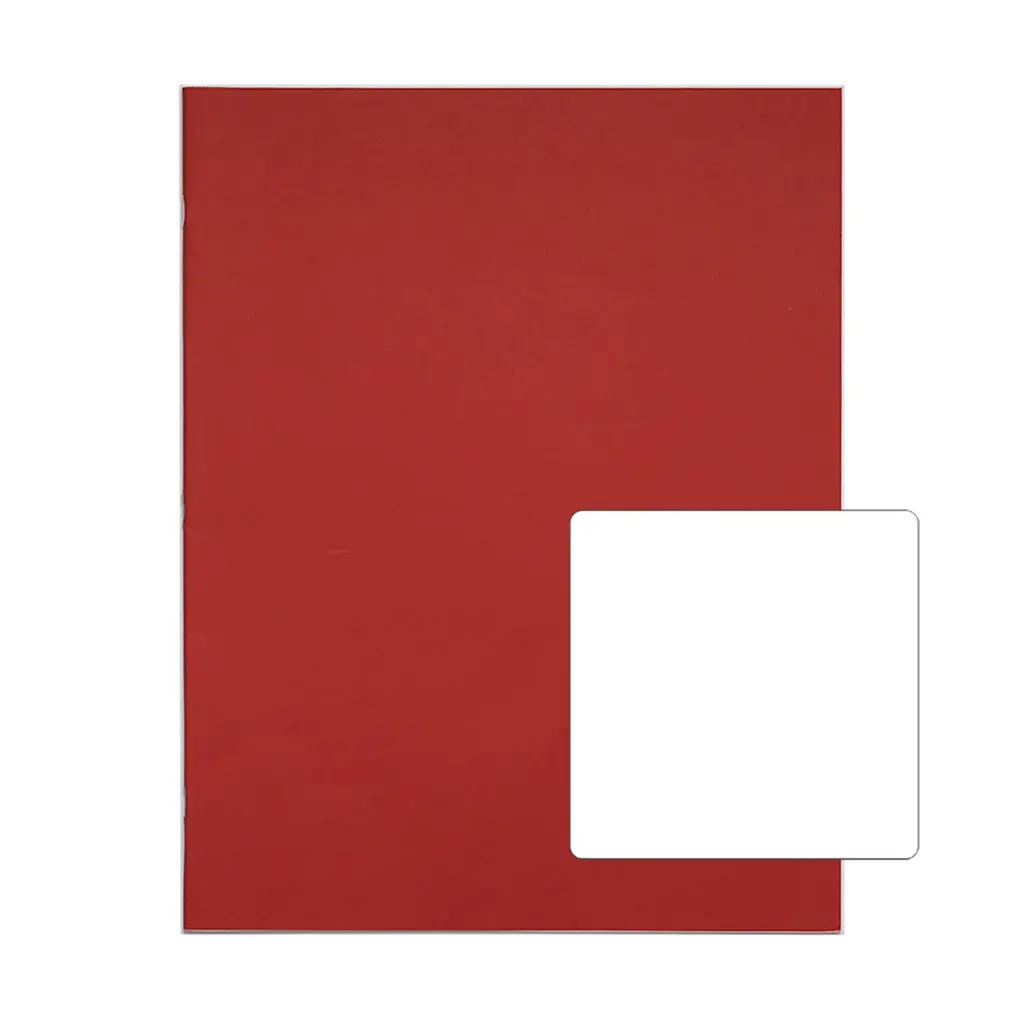 RHINO A3+ Exercise Book 40 Page Red Plain (Pack of 30)