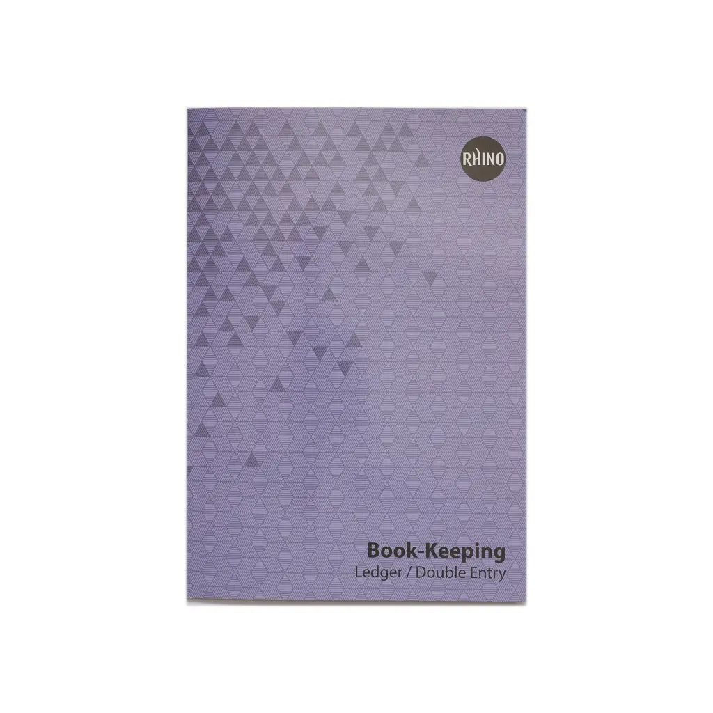 RHINO A4 Book-keeping Book 32 Page, Ledger Ruling (Pack of 12)