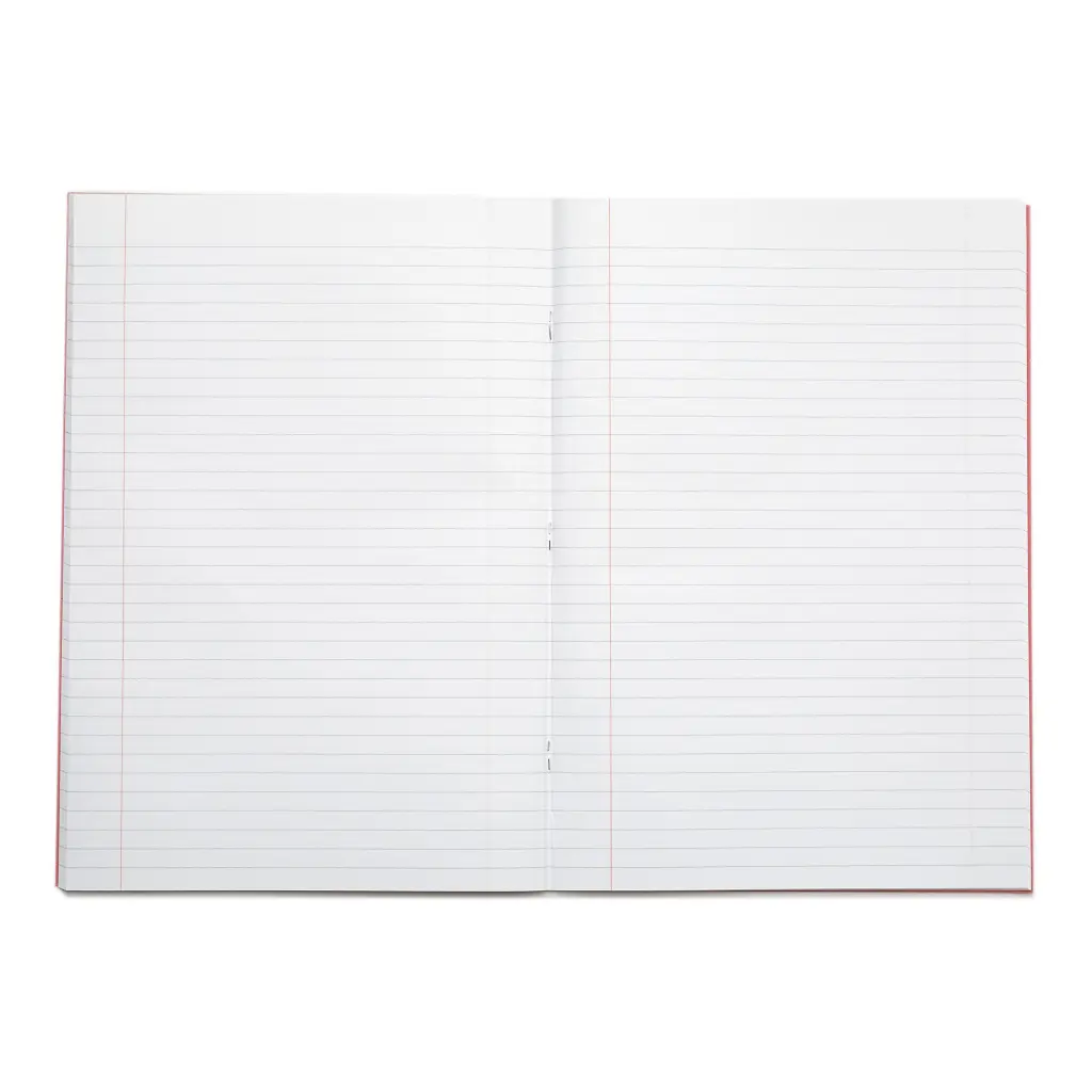 RHINO A4 Exercise Book 32 Page, Red, F8M (Pack of 100)