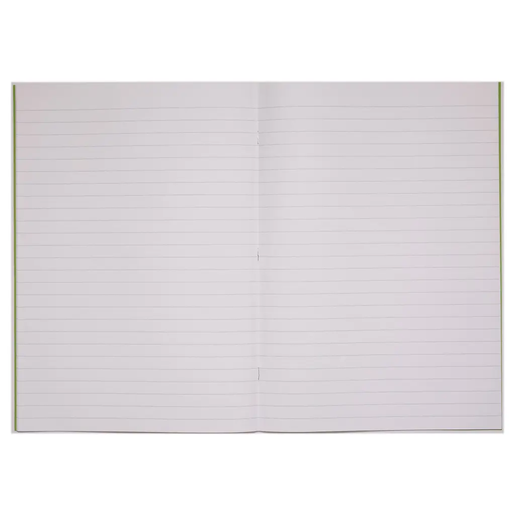 RHINO 13 x 9 Oversized Exercise Book 40 Page, Light Green, F12 (Pack of 100)