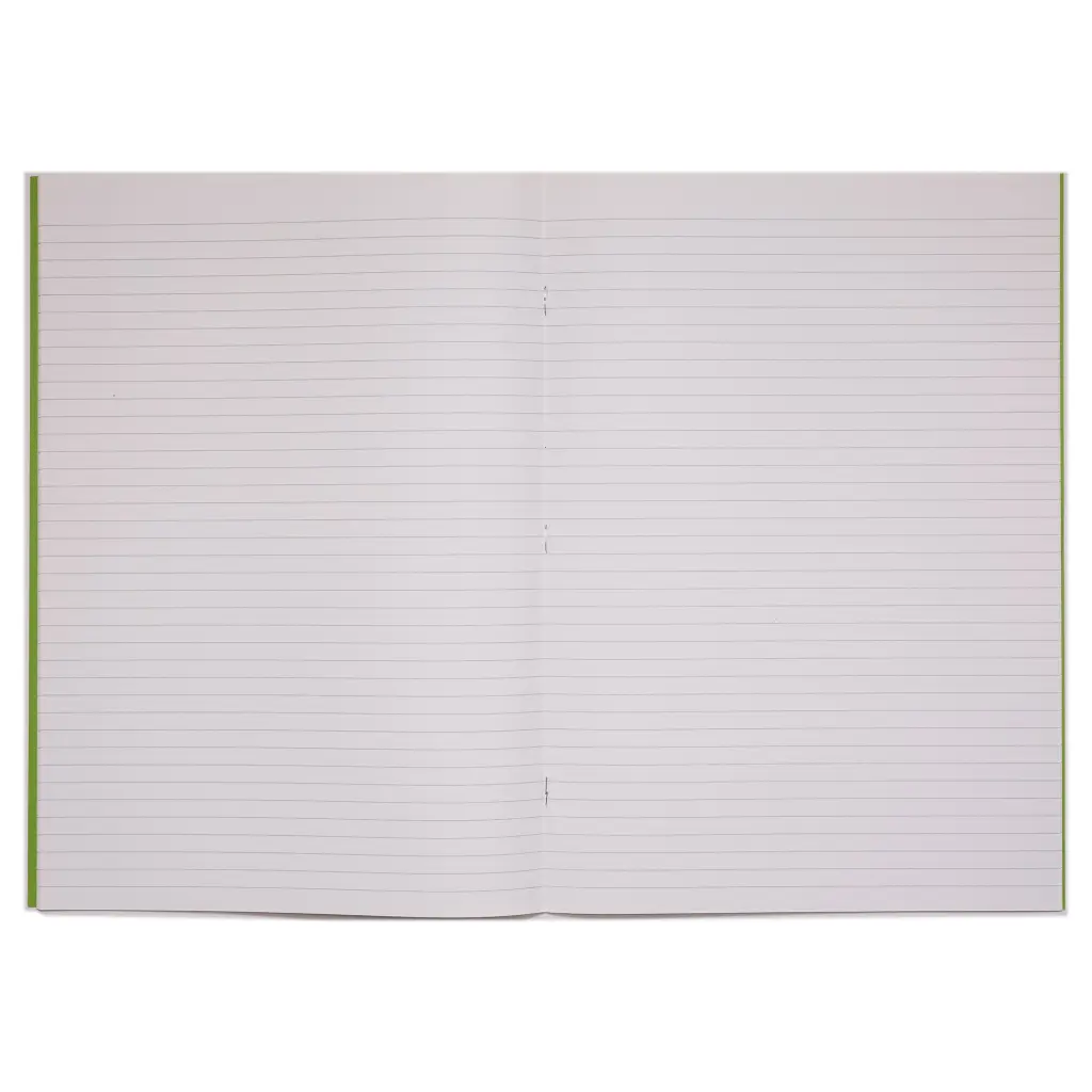 RHINO 13 x 9 Oversized Exercise Book 40 Page, Light Green, F8 (Pack of 100)